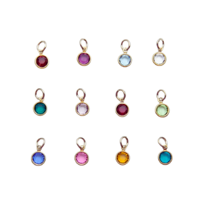 Gold Birthstone Charms