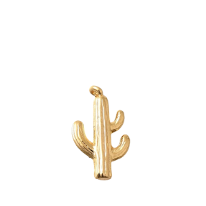 Gold Cactus Charm