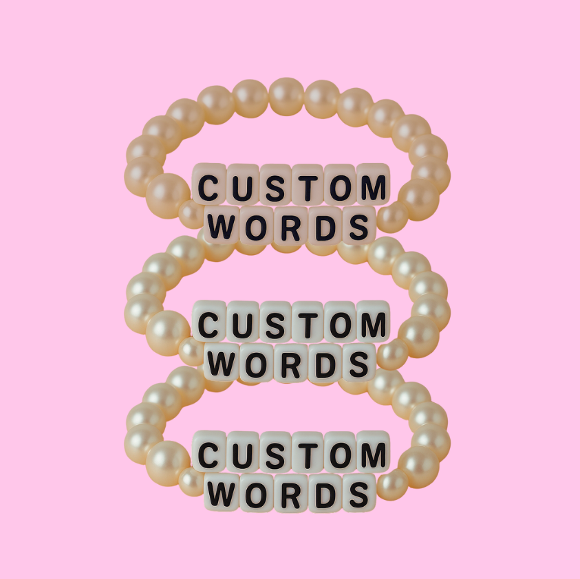 Pearl Custom Beaded Bracelet